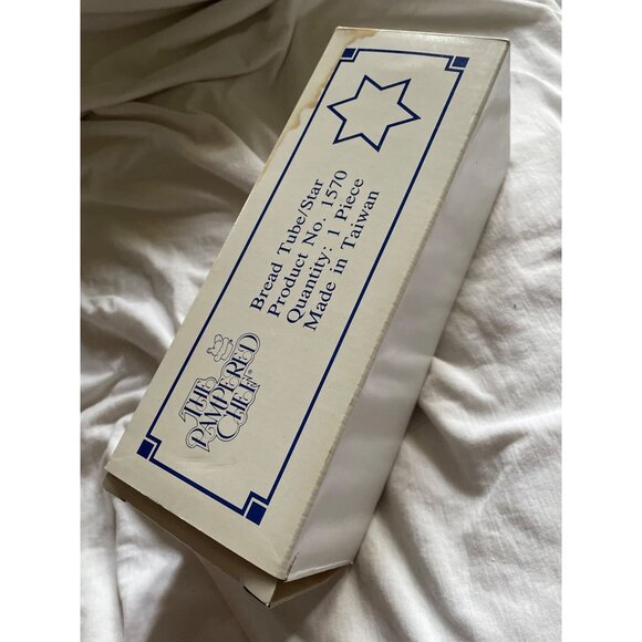 The Pampered Chef Valtrompia Bread Tube Star Shape Stainless Steel With Box & Re - Picture 1 of 11